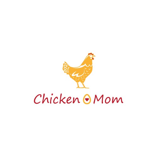 Design a logo for the chicken mom website.