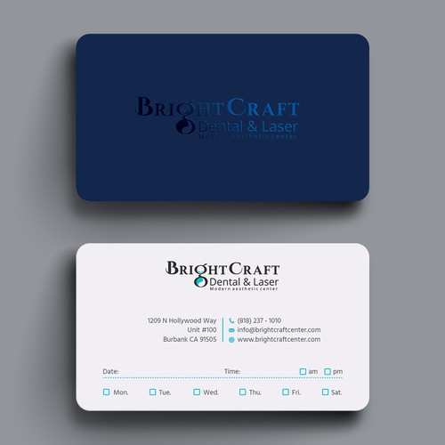 Modern Dental and Medical SPA business card Ontwerp door Hasanssin