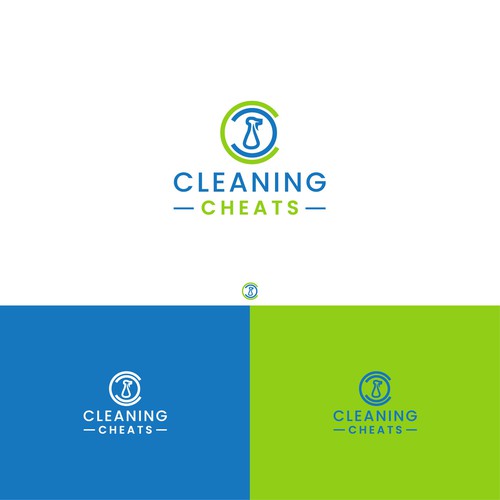 Fun logo design for a cleaning blog and product line Design by Nerio Designs