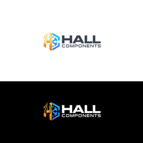 Heating & Cooling Logo - Warm & Cool Colors Design by Agent_P