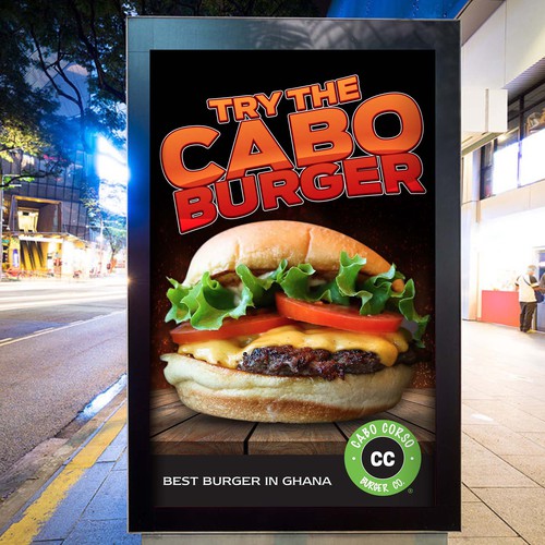 Billboard for Burger Company Design by IDEA Logic✅✅✅✅