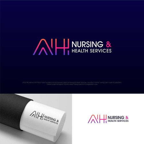 AH Nursing & Health Services needs a graphic designer! Design by Dezineexpert⭐