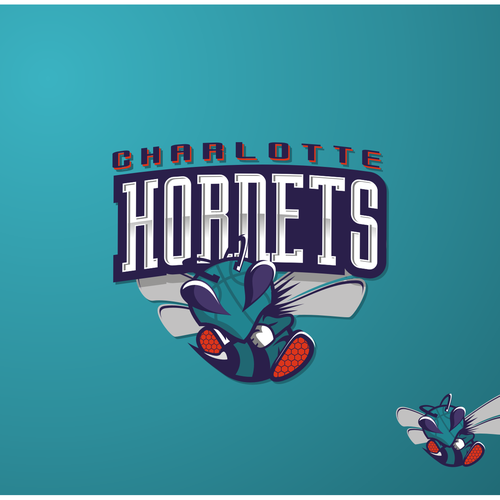 Community Contest: Create a logo for the revamped Charlotte Hornets! Design by ✒️ Joe Abelgas ™