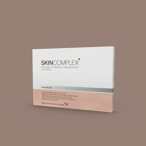 Box design for a advanced skin care supplement Design by akwas