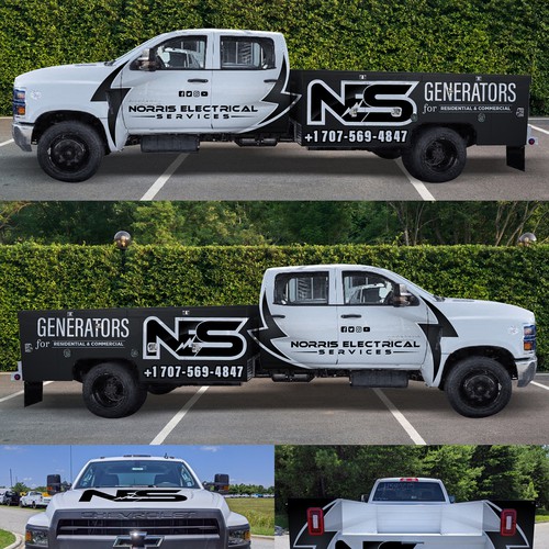 Electrical company needs a new truck wrap! Design by Tanny Dew ❤︎