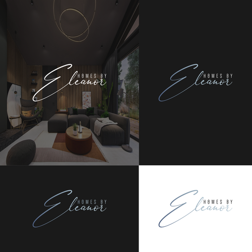 Luxurious and rich logo for southern home restoration, design and staging studio. Design by Direwolf Design