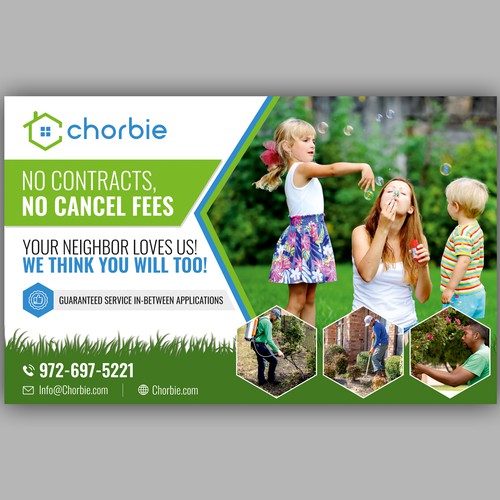 Chorbie Mosquito Control Postcard Design by FuturisticBug