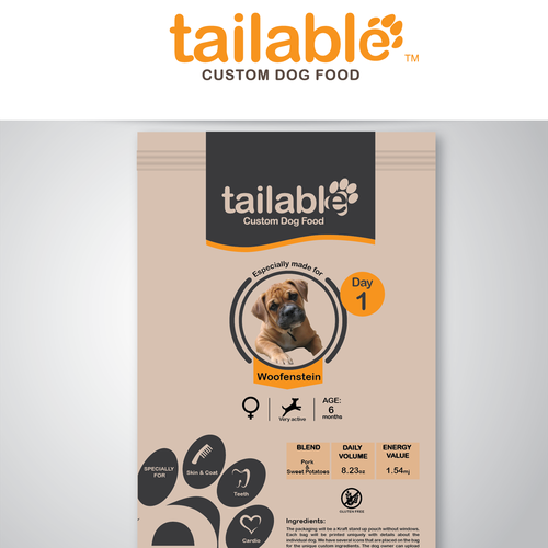 Download Top Designs Dog Food Packaging Unique As Your Dog Product Packaging Contest 99designs