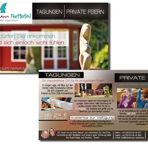 Postcard, flyer or print contest entry by Lukicraft