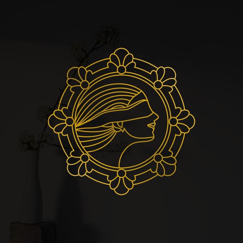 Fortuna Goddess Logo for Luxury French Jewelry House Design by topeng4