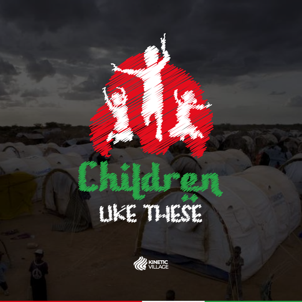 Winning Podcast Logo for Refugee Children