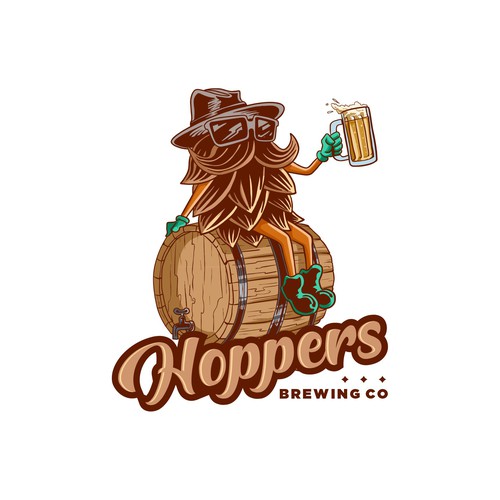 Design a logo for an Australian hip craft beer brewery close to the beach Diseño de Hadeboga Studio