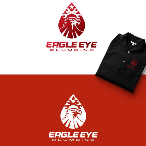 Eye catching and very marketable logo for plumbing company. The company name is Eagle Eye Plumbing Design by Nana445