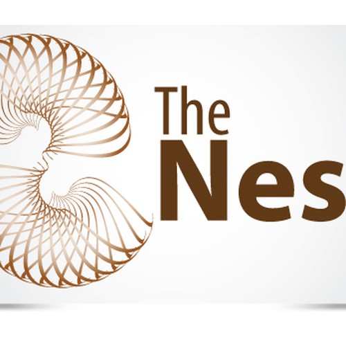 logo for the Nest Design by sk dezine