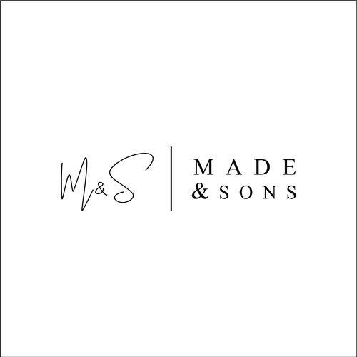 Luxury Meets Ease: Logo & Card Design for Made & Sons Design by B.O.Y™