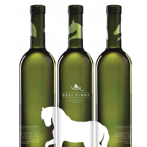 Bottle label design for wine cellar Vizir Design by Despect