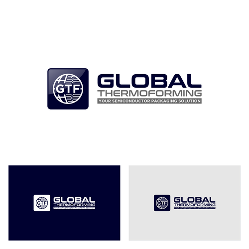 GTF Semiconductor packaging logo Design by Aleta21