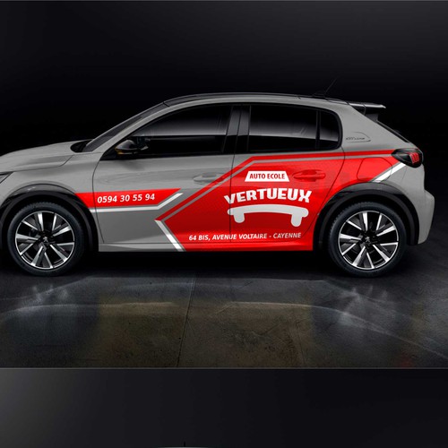 Simple Classy car design for a company that teach people how to drive Design by Bogi_Graphics