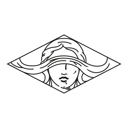 Fortuna Goddess Logo for Luxury French Jewelry House Design by HELKINON