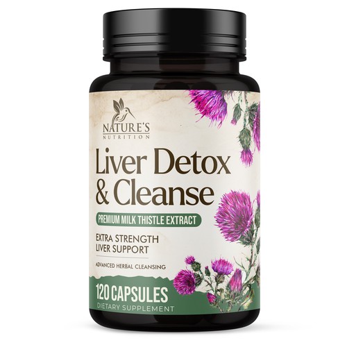 Natural Liver Detox & Cleanse Design Needed for Nature's Nutrition Diseño de UnderTheSea™