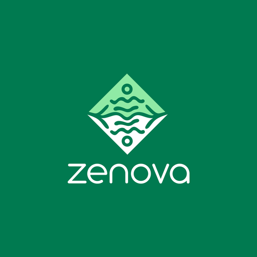 Zenova Logo: Revolutionary suite of health and wellness mobile apps Design by Kencono Wungu