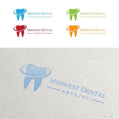 Create a logo for a cutting edge dental laboratory, Midwest Dental Arts, Inc. Design by AlmedinDesign™