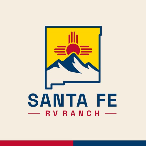 "RV Resort in Santa Fe New Mexico!" winning Logo & social media pack