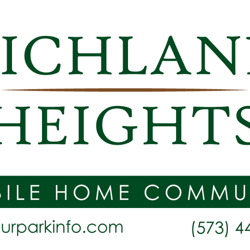 Neighborhood sign for a mobile home park Signage contest