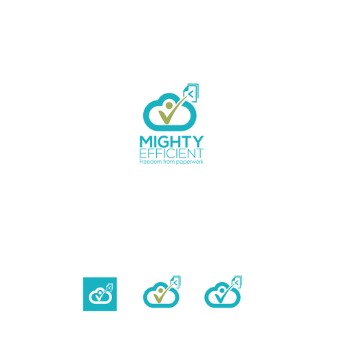 Create a modern, dynamic logo for Mighty Efficient Bookkeeping & Administration Design by sikelwesi