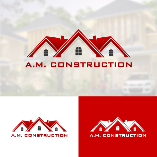 Next level Construction Logo for Home Improvement business "A.M. Construction" Design by sultan wisnu sadewa