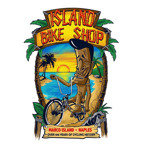 Bicycle shop needs help with t shirt design for retail sales