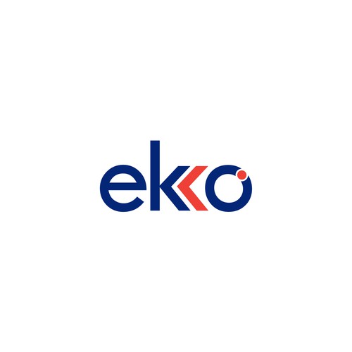 SIMPLE LOGO - ekko Letters then dm after Design by S A P I E N S