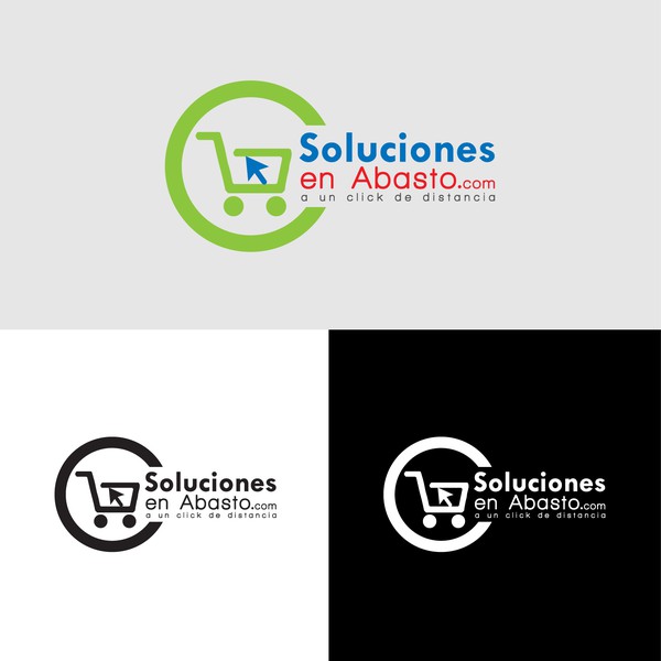 Design by Ezequiel Vinet titled "Crea un logo para Soluciones en Abasto, pedidos en linea de abarrotes, Coffe Break y Jarcieria"