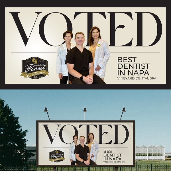 Signage design for Vineyard Dental Spa