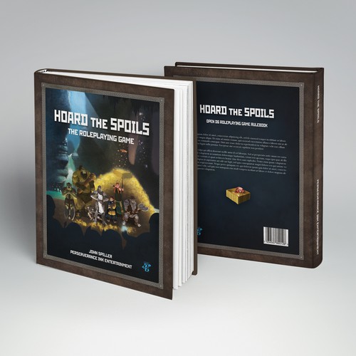 Hoard The Spoils Fantasy Role-playing game book cover Design by lynxS