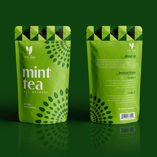 Need a tea pouch designed for an All-Natural Thai Tea Brand | Product ...