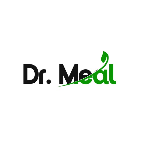 Meal Replacement Powder - Dr. Meal Logo Design by acid_noir™✅