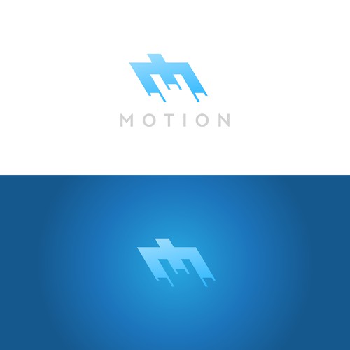 Minimalist logo for our first top-notch asset: Motion Design by DW___Design