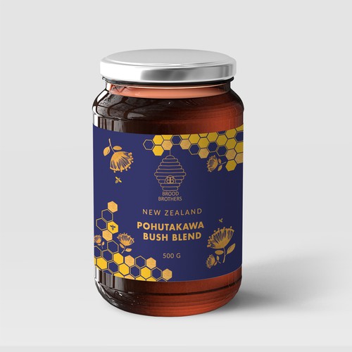 Honey Label Design Design by Adela Design