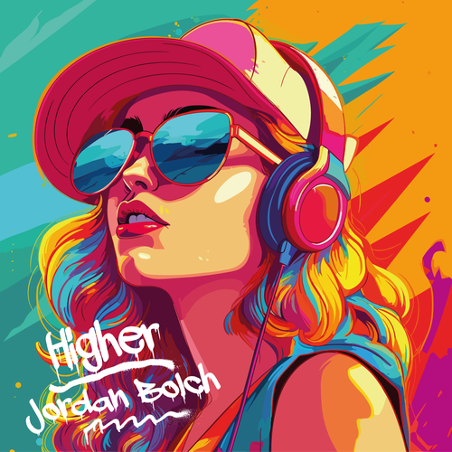 DhiyaGraphicさんのHigher Album Cover Artworkデザイン