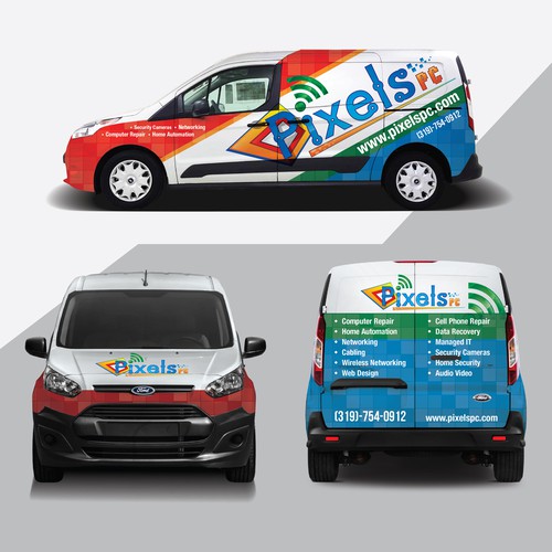 Awsome Van Wrap for Pixels PC!! Design by Tanny Dew ❤︎