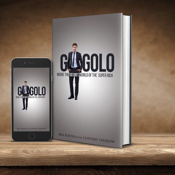 Design by acegirl titled "Gigolo Book Cover Entry"