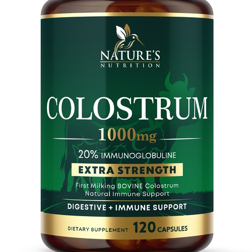 Powerful, Colostrum Design Needed for Nature's Nutrition Design by Encephalon™