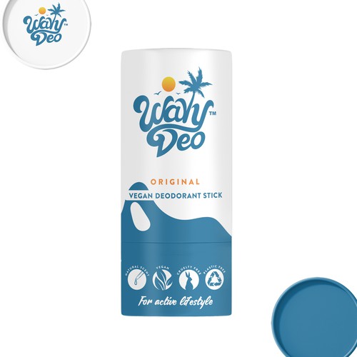 Design creative product packaging for an up and coming deodorant brand! Design by Dimario Moretti