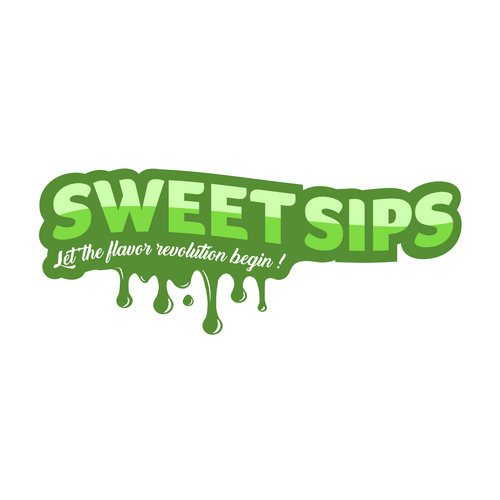 Sweet Sips logo design デザイン by nugroho_84