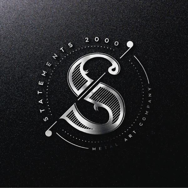 Sofisticated Clean Circle logo for Statements 2000