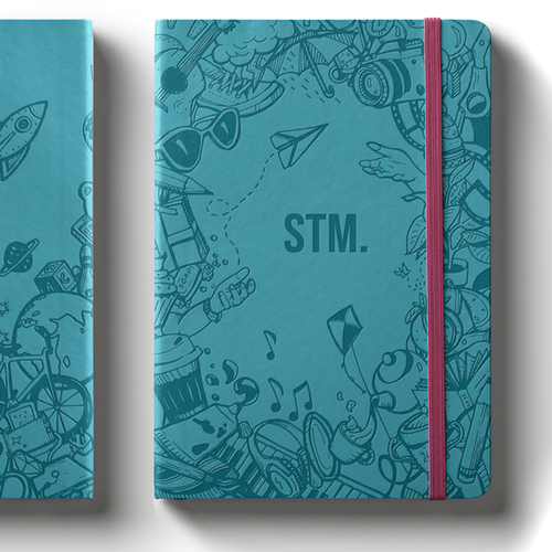 A fresh + fun cover illustration for our (famous!) premium notebooks Design by JsmithInk