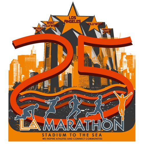 LA Marathon Design Competition Ontwerp door ropiana
