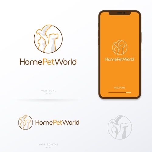 Brand for retail pet products Design by designing.infinity