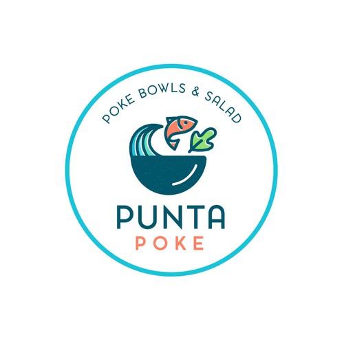 SoniaydesignsさんのCreate a stylish yet laid back logo for a Poke Bowl Shopデザイン